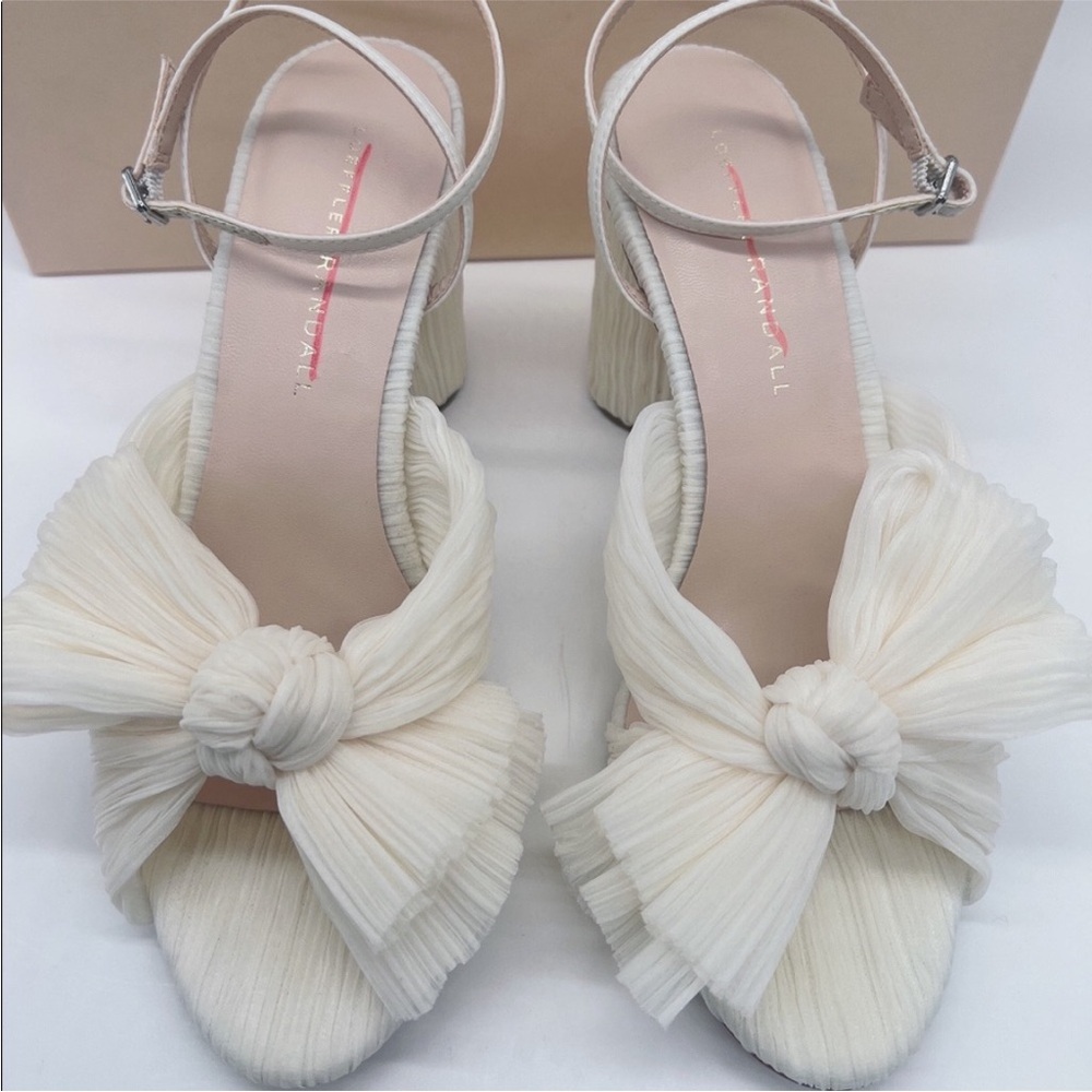 Loeffler Randall Camellia Heel in Pearl